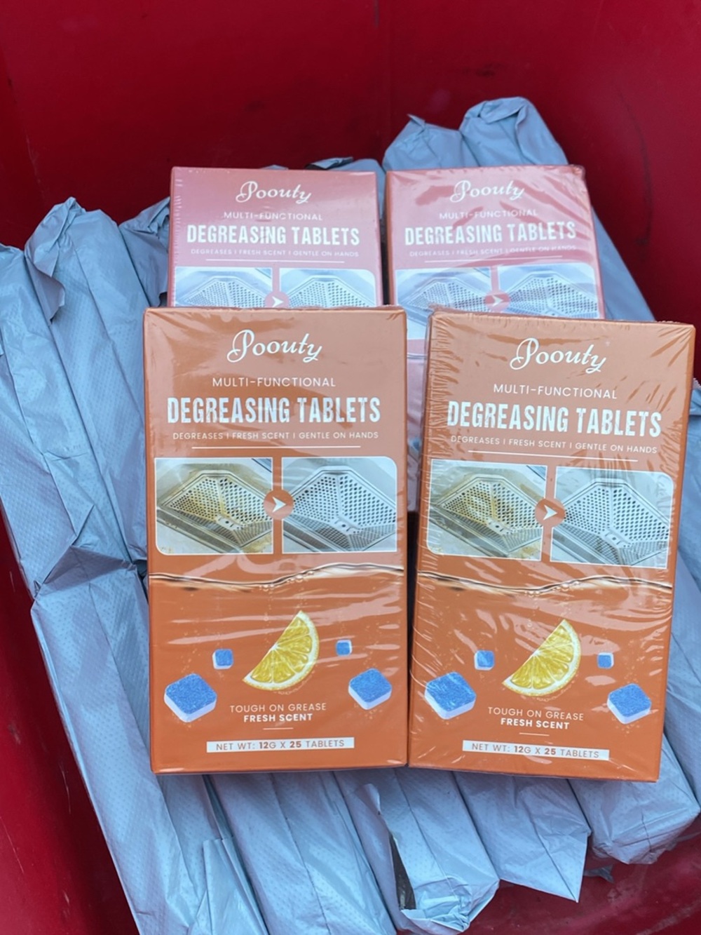 18 Boxes Degreasing Tablets – Fresh Scent
